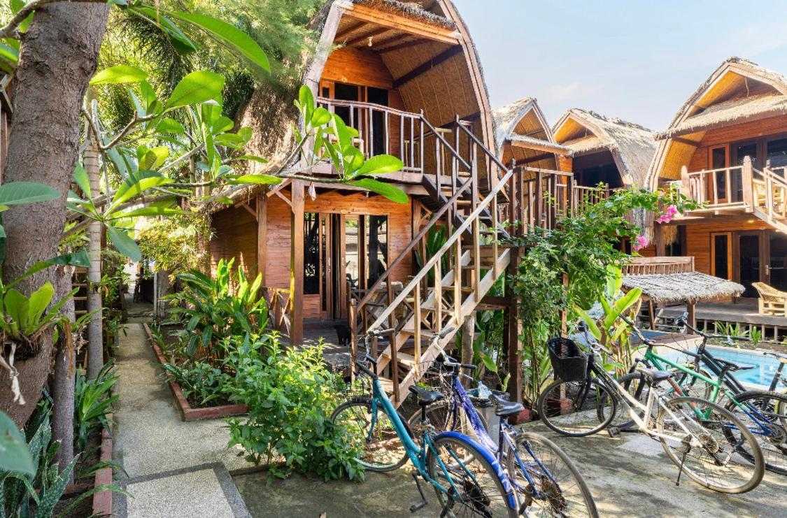 Deep House Bungalows Gili Trawangan Eksteriør billede